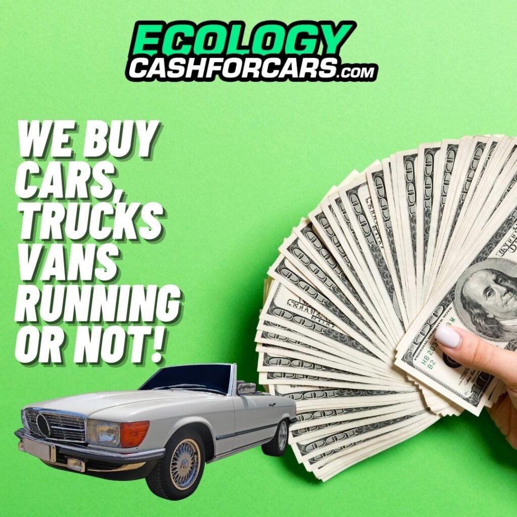 Ecology buys cars for cash in Eucalyptus Hills, California